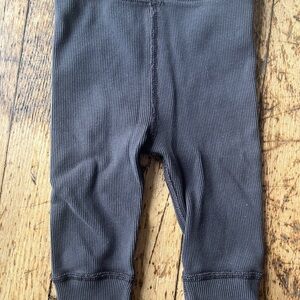 Hanna Andersson Black Ribbed Baby Leggings